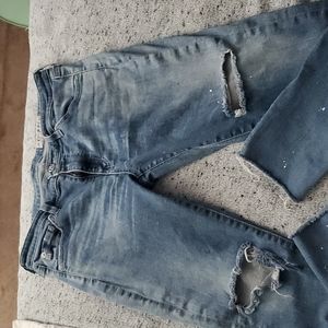 Ag vintage paint speckled jeans 30R